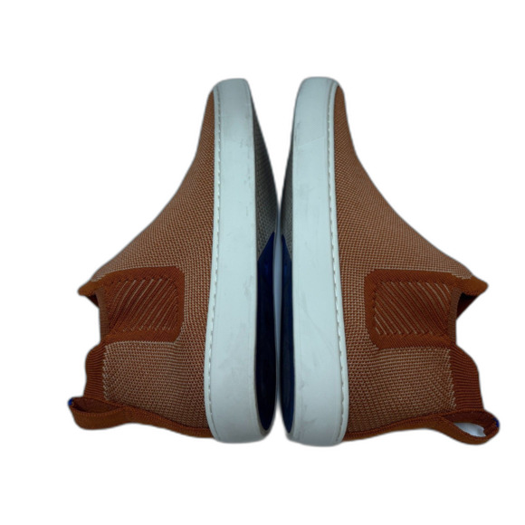 ROTHY'S  Chelsea Fawn Orange White Slip On High Top Casual Shoes  Womens Size 8 - Picture 6 of 12